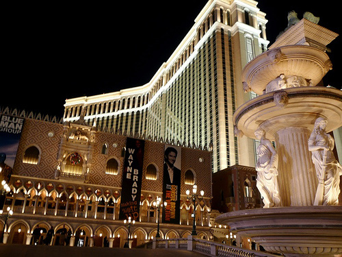 The Venetian Hotel Las Vegas (clickear para agrandar imagen).