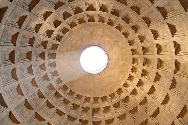 La maravillosa cúpula del Panteón de Agripa, en Roma / Foto: Ricardo SB en Flickr (clickear en la imagen para agrandar)