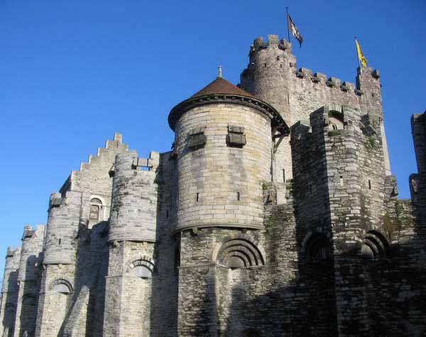 El Castillo de Gravensteen, en Bélgica. / Foto: Gentileza OT Blois. (clickear en la imagen para agrandar)