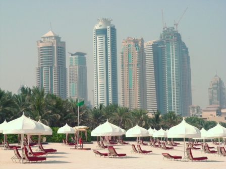 Las playas de Dubai (clickear para agrandar imagen)