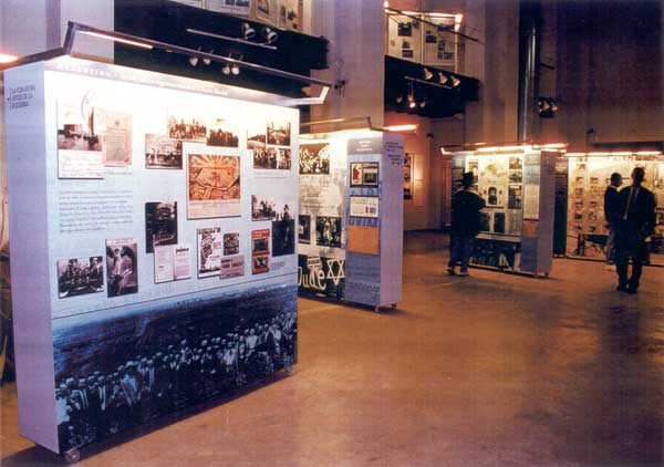 La muestra permanente del Museo del Holocausto de Buenos Aires. / Foto: Gentileza Fundación Memoria del Holocausto (clickear en la imagen para agrandar)