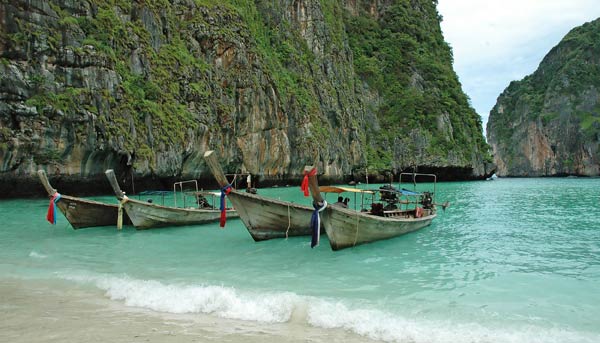 Las playas de Tailandia están entre las más bellas del mundo por clima, vegetación y transparente mar. / Foto: Stock.xchng (clickear en la imagen para agrandar)