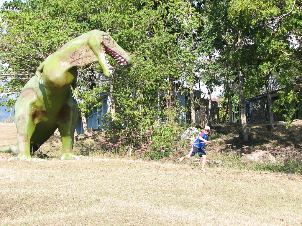 Un Tiranosaurio en tamaño real (Crédito: raunov)