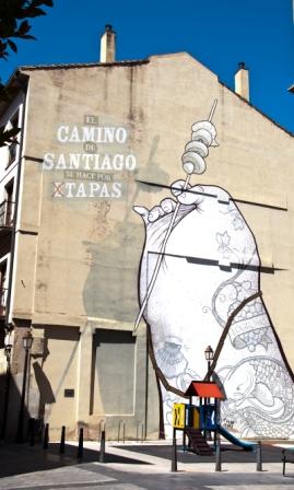 Mural callejero en Logroño