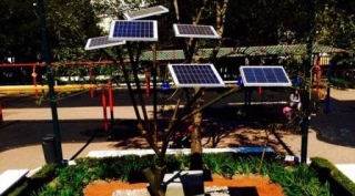 Árboles generadores de energía solar